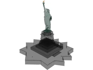 Statue Of Liberty 3D Model