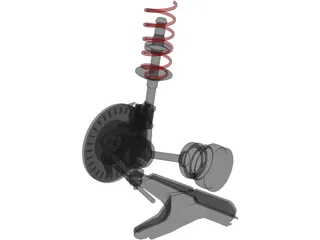 Suspension Front 3D Model