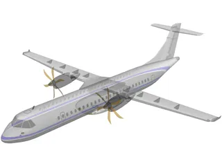 ATR 72 3D Model