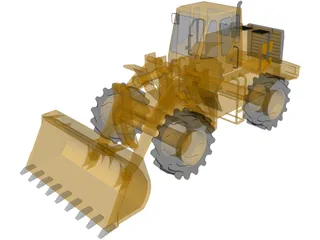 Tractor Front Loader 3D Model