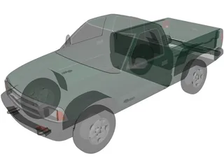 Chevrolet S10 Pickup (1994) 3D Model