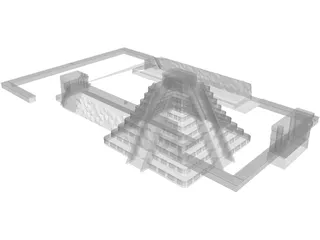 Chichen Itza 3D Model