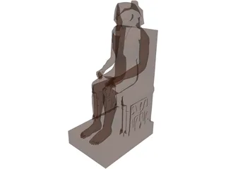 Khafre Statue 3D Model