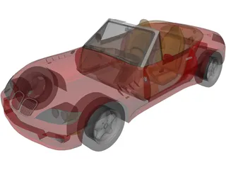 BMW Z3 (1997) 3D Model