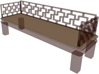 Bench 3D Model