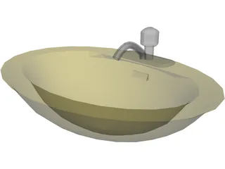 Sink Bathroom 3D Model