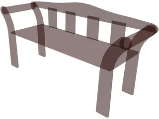 Bench 3D Model