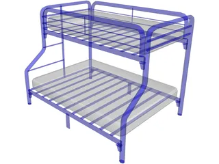 Bed Bunk 3D Model