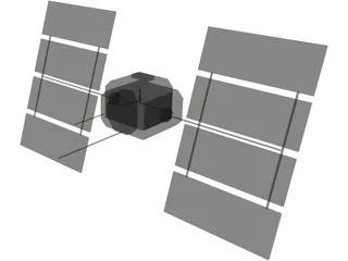 GPS Satellite 3D Model