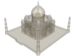 Taj Mahal 3D Model