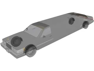 Lincoln Limousine 3D Model