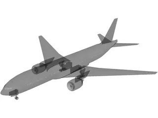 Boeing 777 3D Model