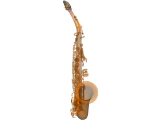 Saxophone 3D Model