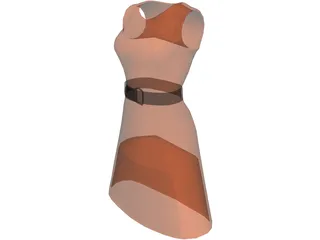 Woman Dress 3D Model