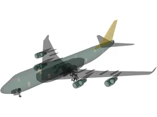 Boeing 747-400 3D Model