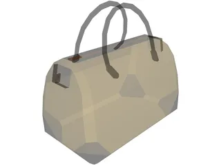 Duffel Sports Bag 3D Model