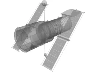 Hubble Space Telescope 3D Model