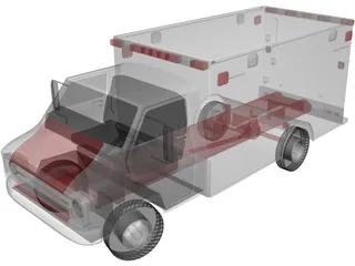 Ambulance Classic 3D Model