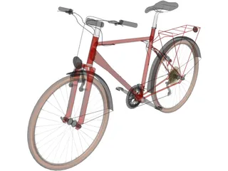 Bike Touring 3D Model