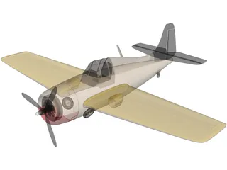 F4F Wildcat 3D Model