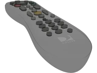 DirecTV Remote Control 3D Model