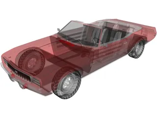 Chevrolet Camaro SS (1969) 3D Model