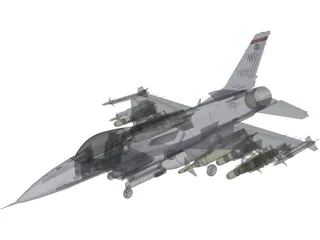 F-16C USAF 3D Model