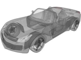 Opel GT (2007) 3D Model