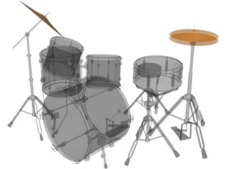 Drum Set 3D Model