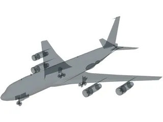 KC-135R Stratotanker 3D Model