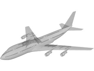 Boeing 747-200 3D Model