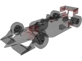 Indy Car 3D Model