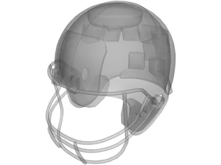 Football Helmet 3D Model