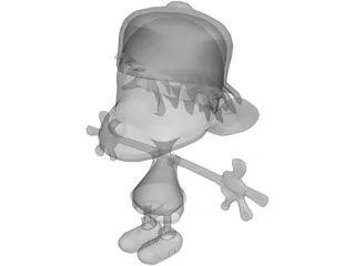 Kid Paddle 3D Model