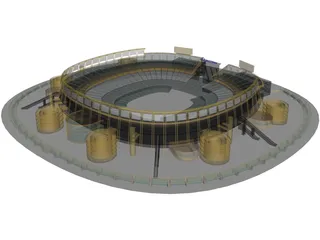 San Diego Stadium 3D Model