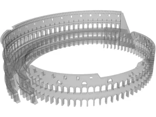 Coliseum Roman 3D Model