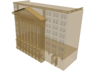 New York Stock Exchange 3D Model