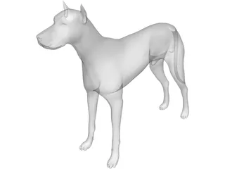 Dog 3D Model