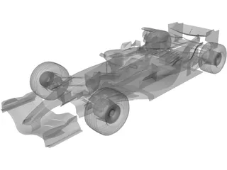 McLaren MP4-21 F1 3D Model