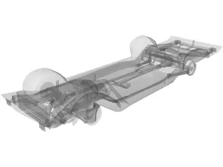 Chassis Chevrolet Caprice (1986) 3D Model