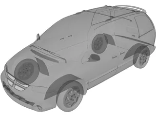 Dodge Caravan Sport (2000) 3D Model