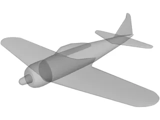 A6M Zero 3D Model