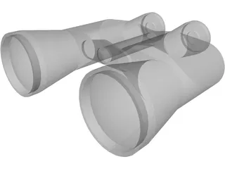 Binoculars 3D Model