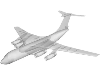 Ilyushin IL-76 Candid 3D Model