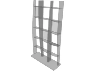 Bookcase 3D Model