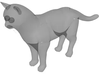 Cat 3D Model