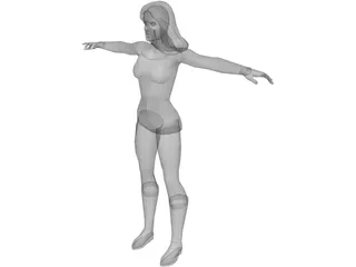 Heroine 3D Model