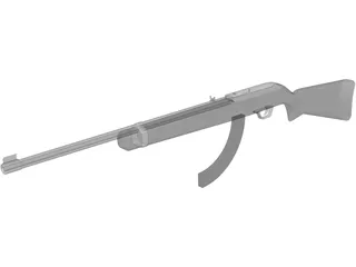 Ruger Rifle 3D Model