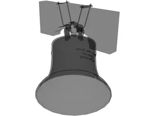Liberty Bell 3D Model