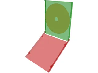 CD and Case 3D Model
